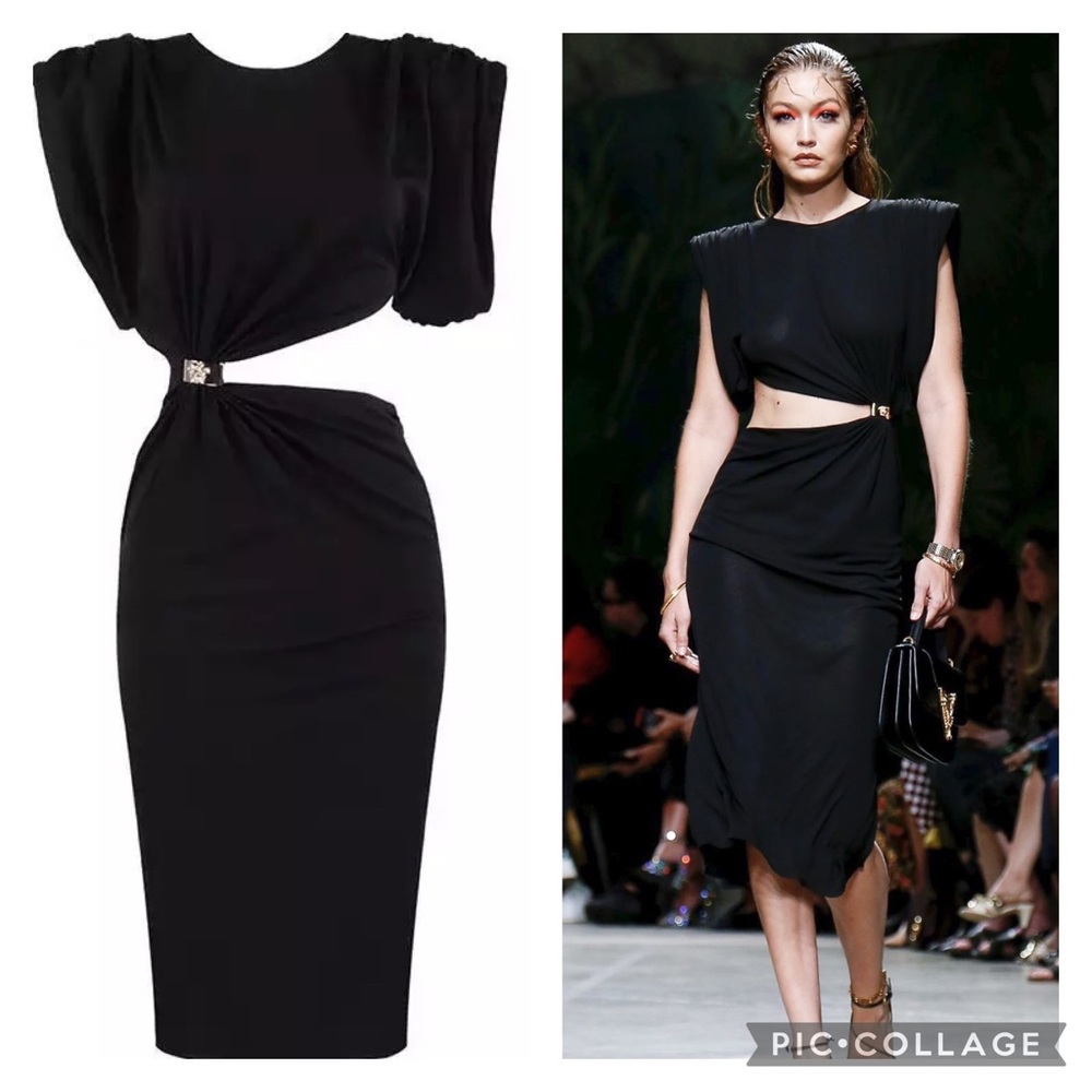 Sexy Black Cut Out Dress